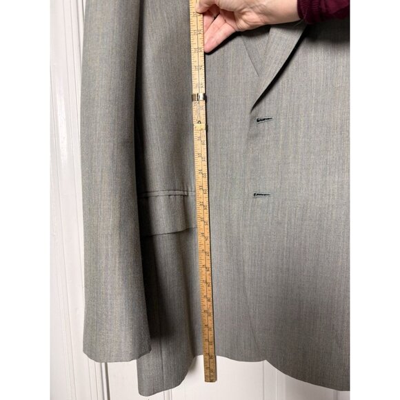 Men’s Light Gray 2 Piece Suit No Brand Or Tags - Read measurements! - Picture 12 of 15